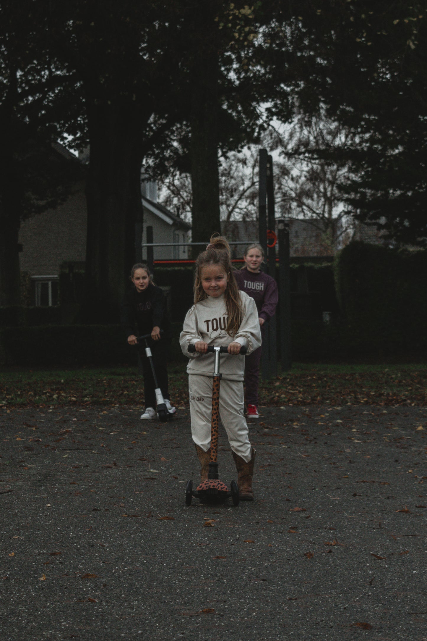 Beige trainingsbroek
